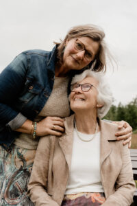 Generatiefoto met oma en dochter
